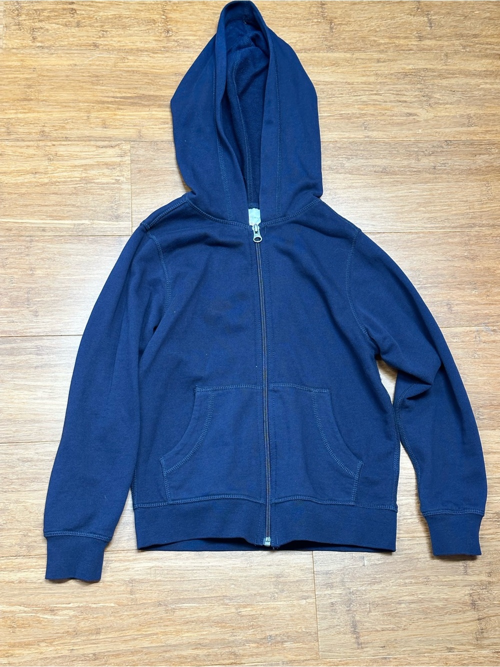 Hanna Andersson 6-7 Navy Full-Zip Hoodie